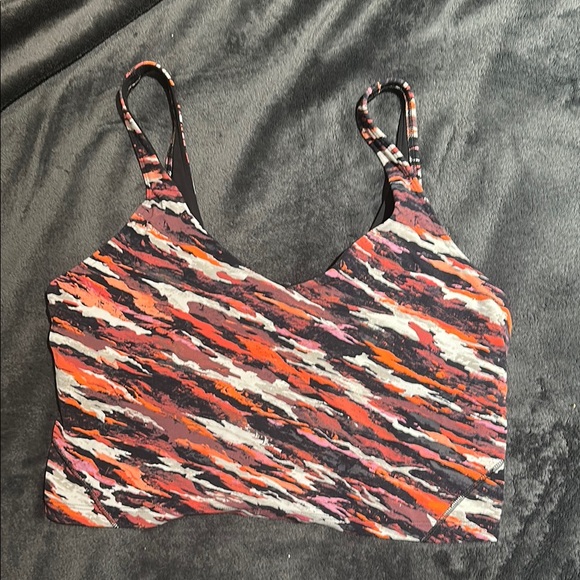 Lululemon Athletica Black and Orange Tank Top - Picture 1 of 3